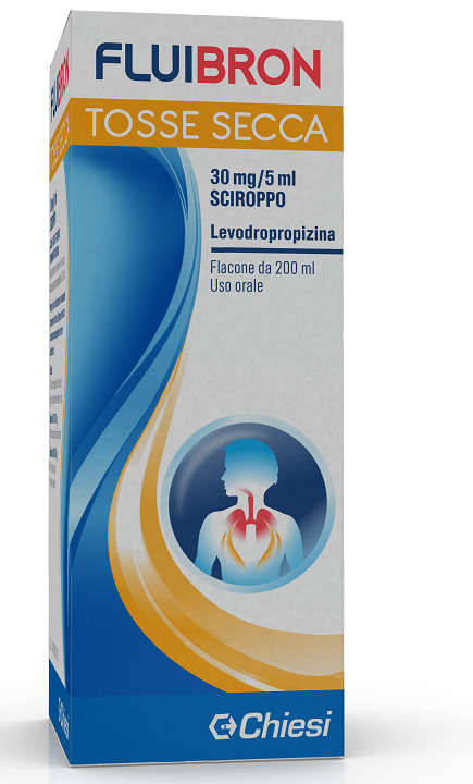 Fluibron Sciroppo Tosse Secca 30 mg/5 ml Levodropropizina 200 ml