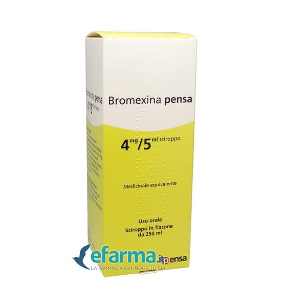 Pensa Pharma Bromexina Sciroppo 4 Mg/5 Ml Tosse Flacone 250 ml
