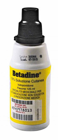 Betadine soluz cut 125ml 10%