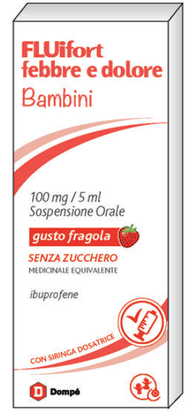 Beneas Febbre e Dolore Flacone Ibuprofene 150 ml Fragola