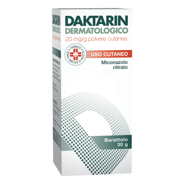 Daktarin Dermatologico Polvere Cutanea Infezioni della Pelle 30 g
