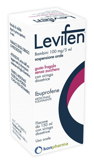 Levifen*os 150ml 100mg 5ml fra