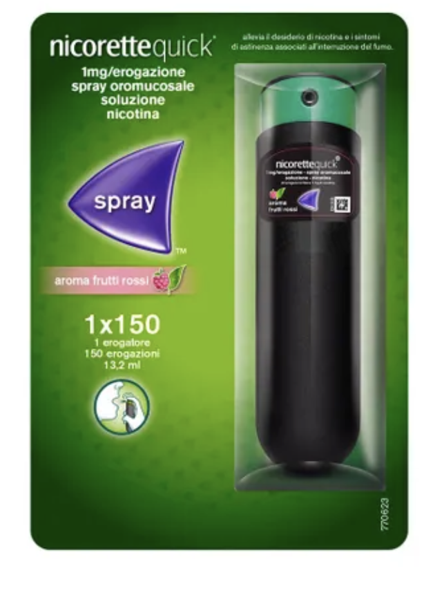 NICORETTE QUICK SPRAY FRUTTI ROSSI