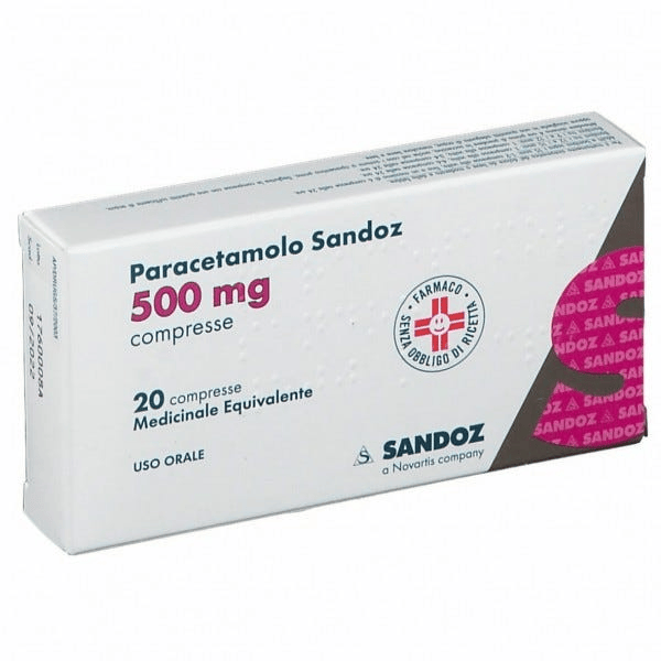 Paracetamolo Sand Per il trattamento del dolore e della febbre 20 Compresse