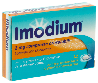 Imodium 2mg Antidiarroico 12 Compresse Orosolubili