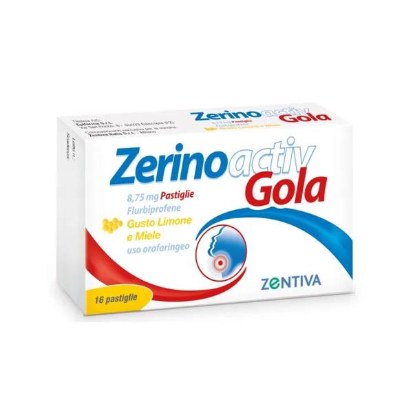 Zerinoactiv Gola 16 Pastiglie Limone Miele