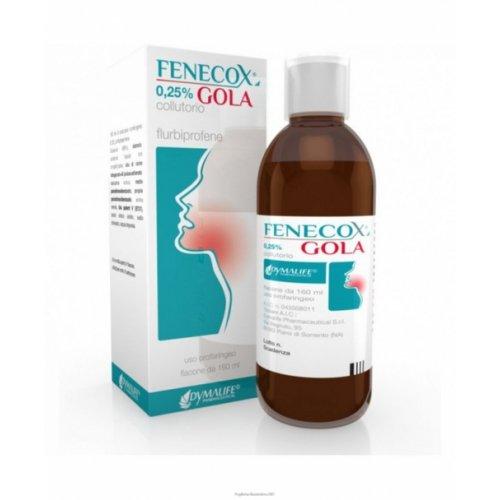 Dymalife Fenecox Gola Collutorio 160ml Flurbiprofene Antinfiammatorio