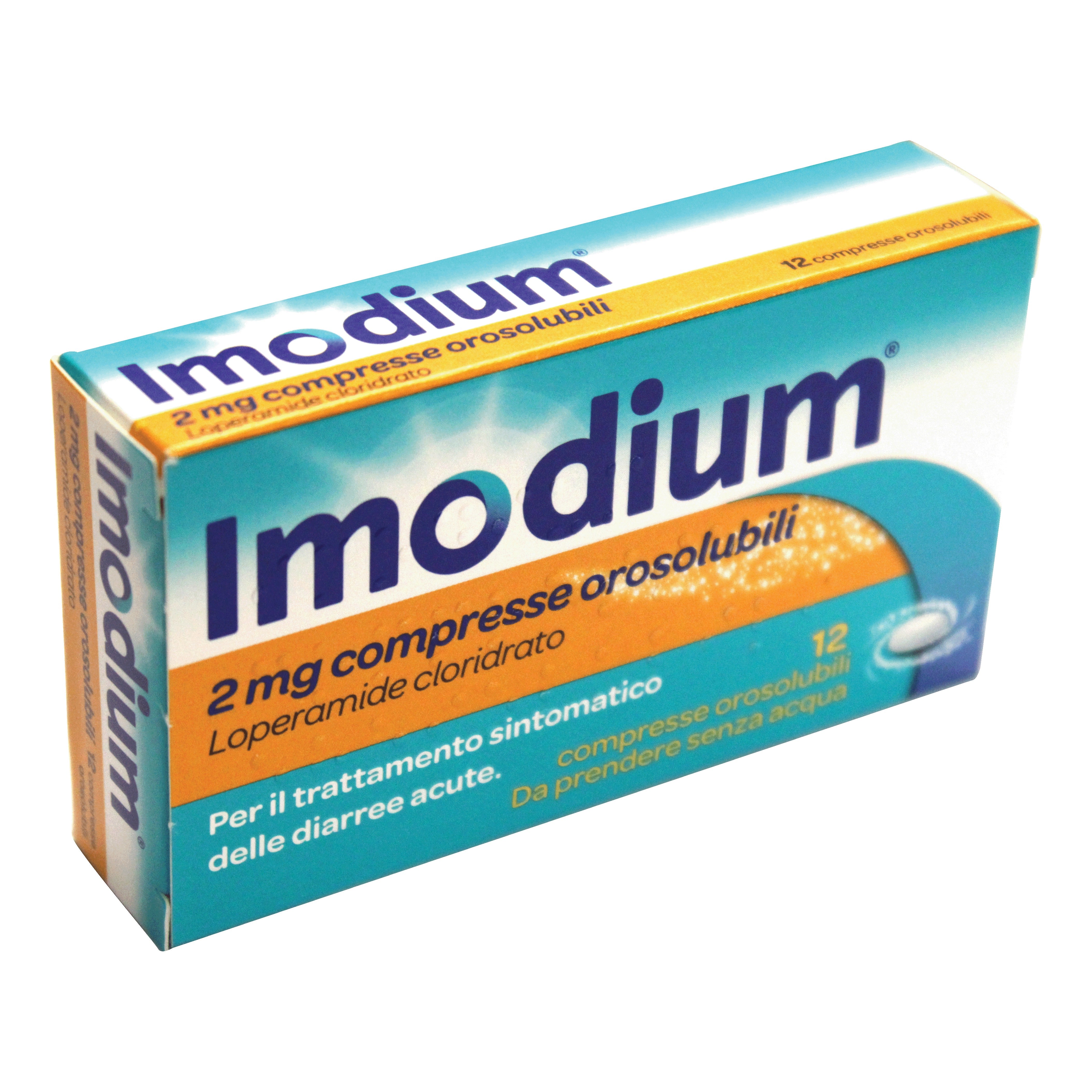 Imodium 2 mg compresse orosolubili loperamide cloridrato