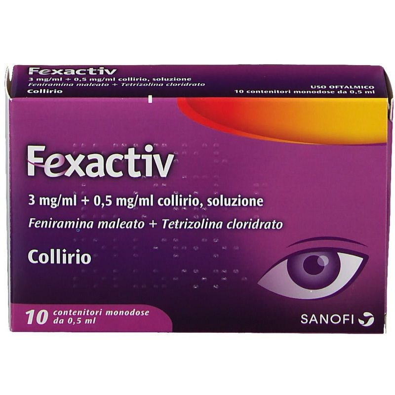 Fexactive collirio - 10 flaconcini da 0,5ml