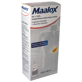 Maalox 4% + 3,5% - Sospensione Orale Contro Bruciore E Iperacidità Di Stomaco Occasionale 250 ml