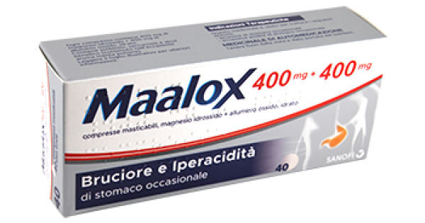 MAALOX*40CPR MAST 400MG+400MG