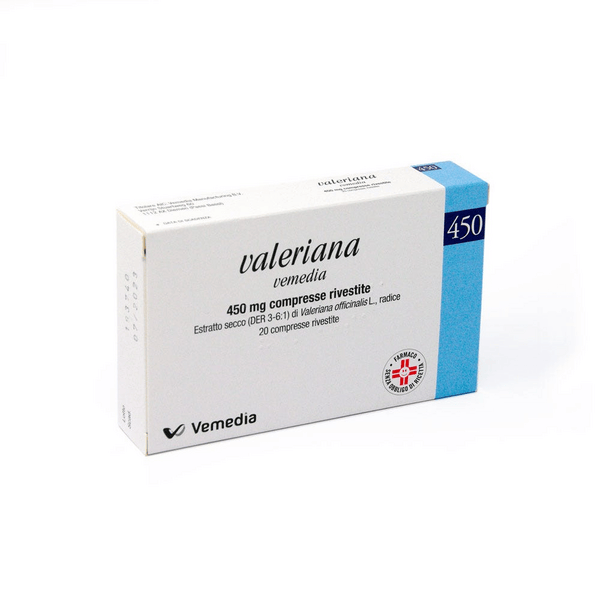 Valeriana Vemedia 450 Mg Per Favorire Il Relax 20 Compresse — confronto prezzi