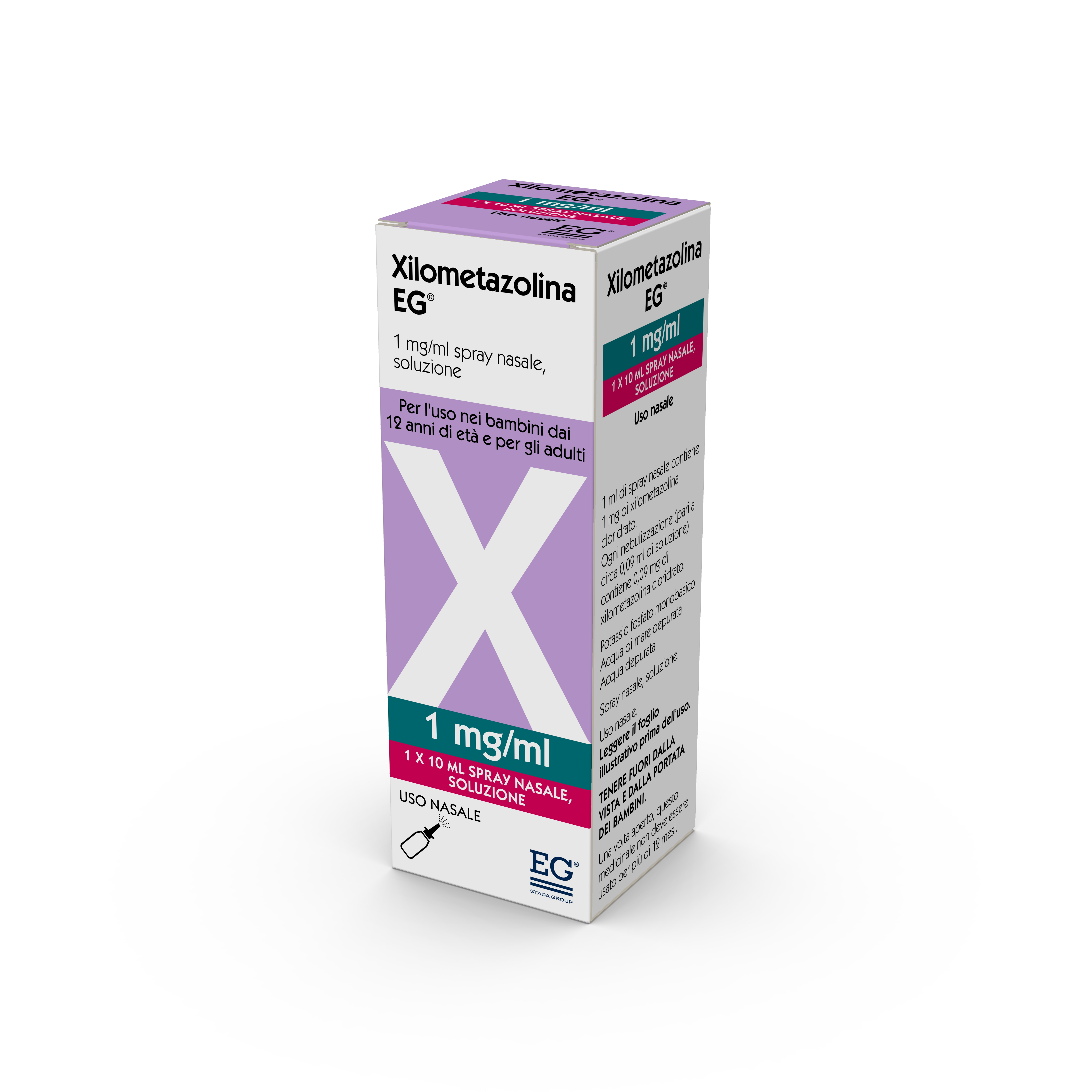 XILOMETAZOLINA EG*SPR10ML 10MG — confronto prezzi