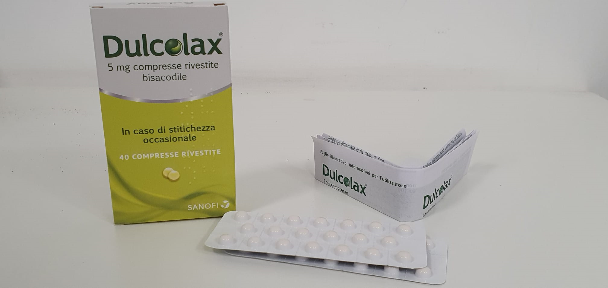 Dulcolax 5mg Bisacodile Trattamento Stitichezza Occasionale, 40 Compresse Rivestite