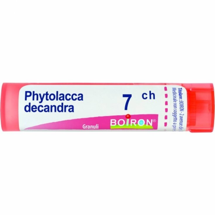 Phytolacca De Boi Decandra 7CH Boiron Granuli Omeopatici, 4g — confronto prezzi