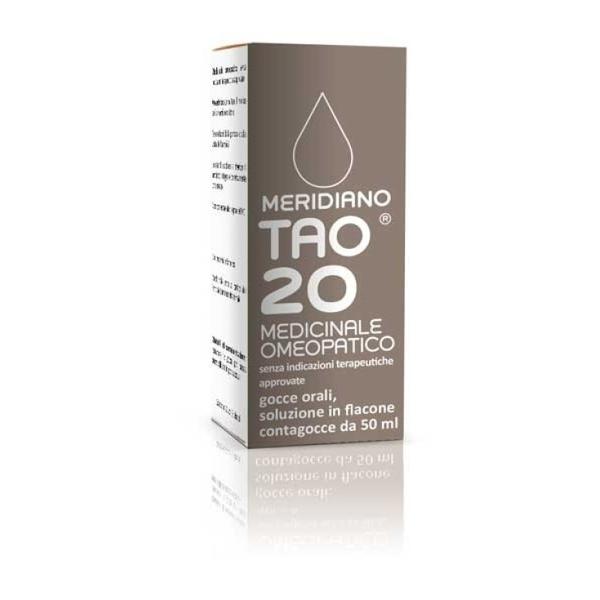 Meridiano Tao 20 Gocce 50 Millilitri Integratore Naturale per il Benessere dei Meridiani Energetici