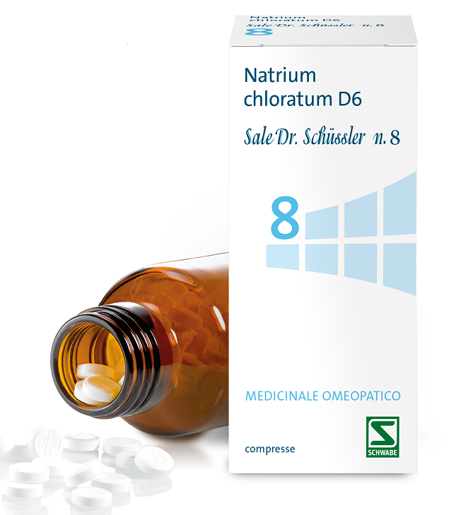 Schwabe Pharma Sali Dr. Schüssler - Natrium chloratum D6 Sale Dr. Schussler N.8 (cloruro di sodio), 200 Compresse