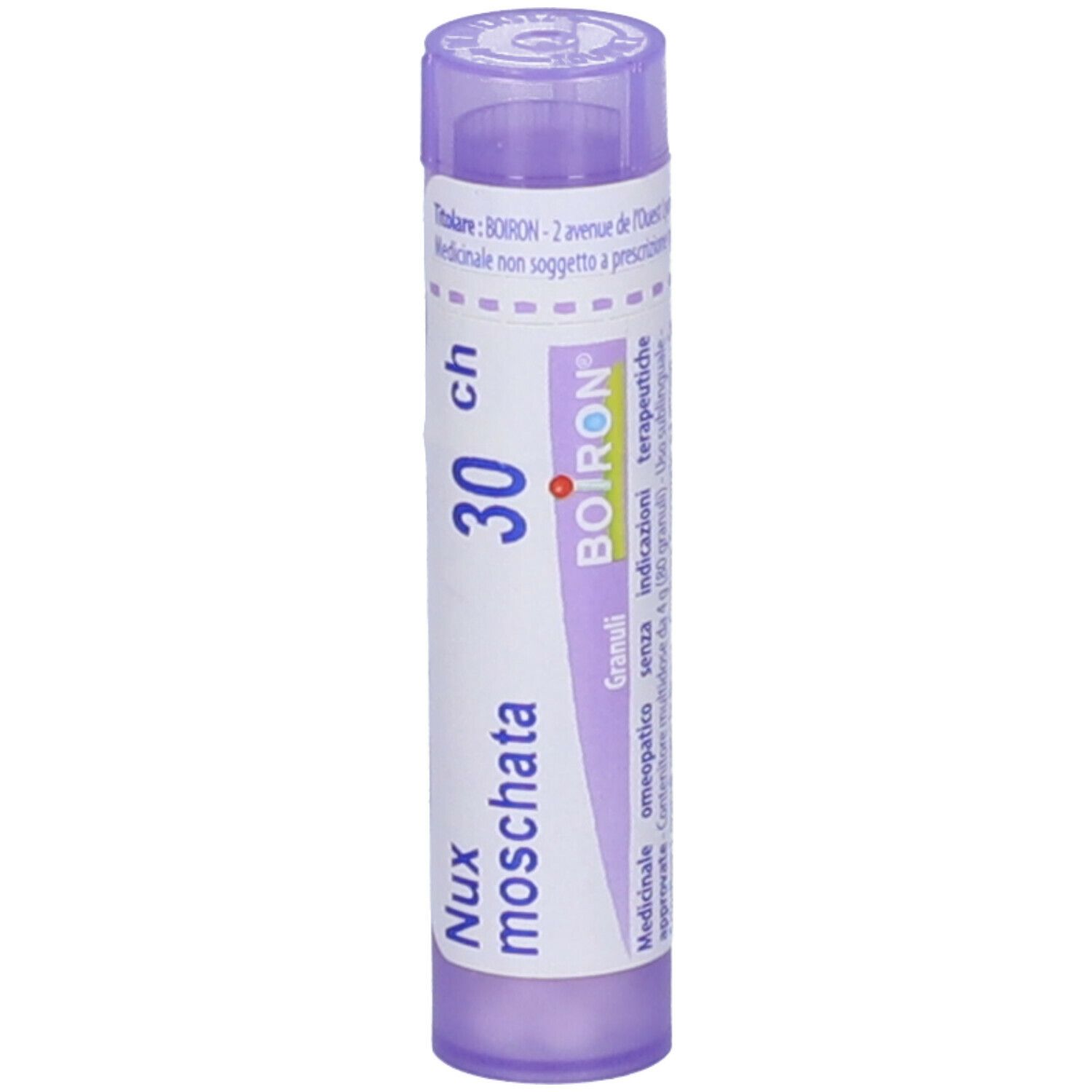 Nux Moschata Tubo 30 CH Granuli - Rimedio Omeopatico per Benessere Digestivo e Sistema Nervoso