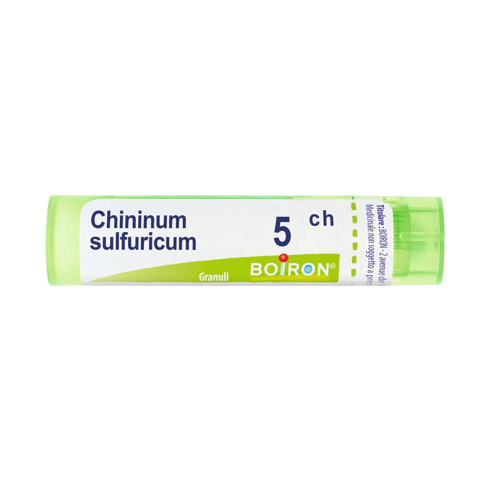 Boiron Chininum Sulfuricum 5CH Rimedio Omeopatico in Granuli, 4g