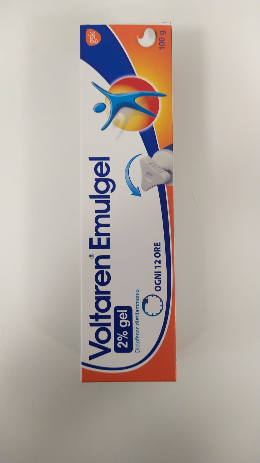 Novartis Voltaren Emulgel 2% Antinfiammatorio Locale Diclofenac per Dolori Muscolari e Dolori Articolari, 100g