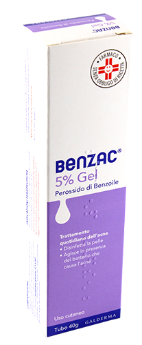Benzac gel 40 g 5% gmm