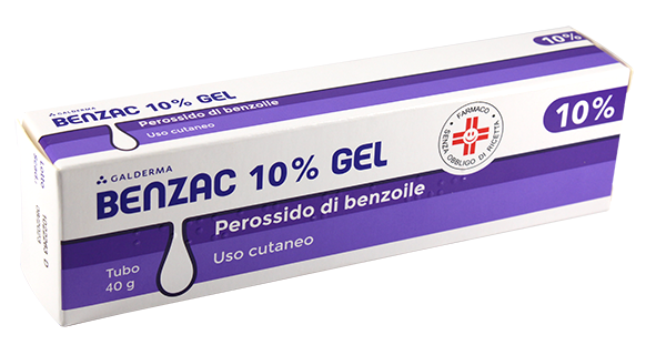 Benzac gel 40 g 10% gmm