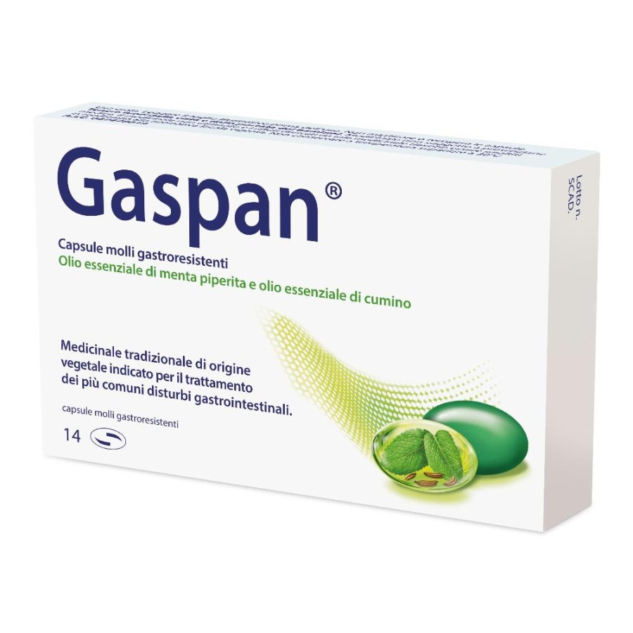 Gaspan 14 capsule molli gastroresistenti — confronto prezzi