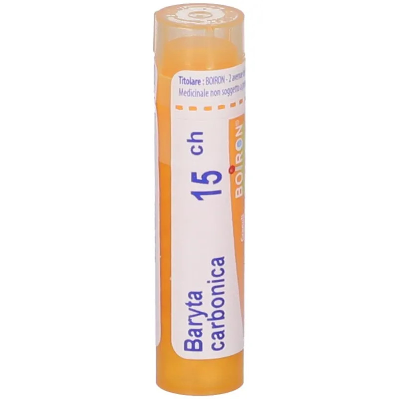 Boiron Baryta Carbonica Granuli Tubo 15 CH Rimedio Omeopatico