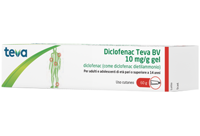 Diclofenac Teva 10 mg/g Gel 60 g
