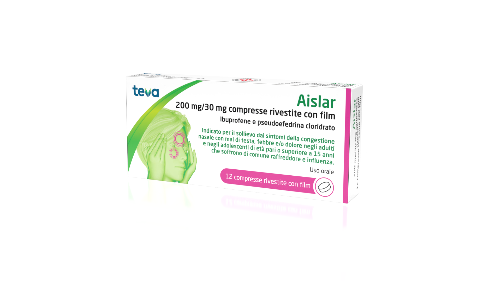 Aislar 12 Compresse 200mg/30mg