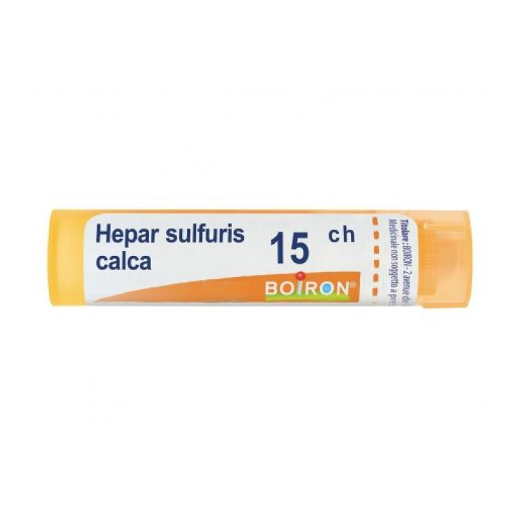 Hepar sulfuris calc 15ch gl 1g
