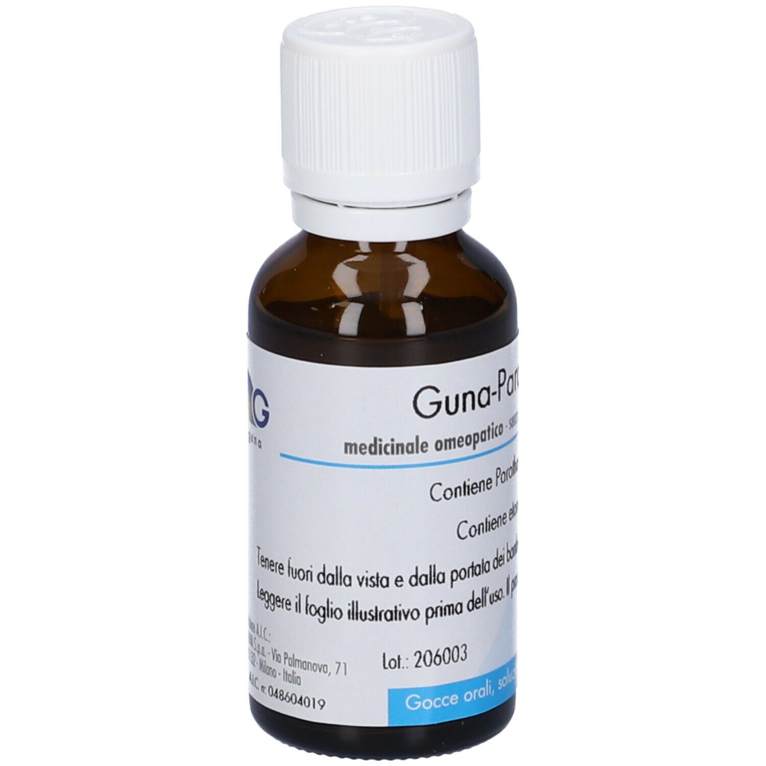 Guna-Parathormone Gocce 30ml - Medicinale Omeopatico Senza Indicazioni Terapeutiche Approvate