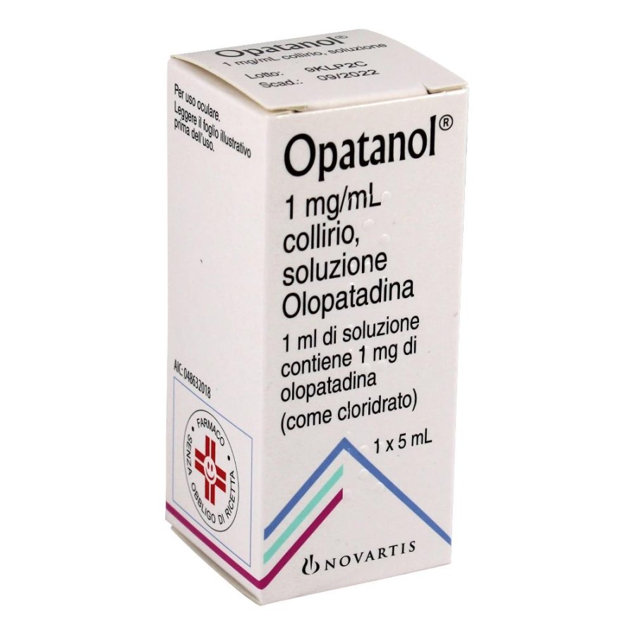 Opatanol 1mg/ml Decongestionante E Antiallergico Collirio 5ml