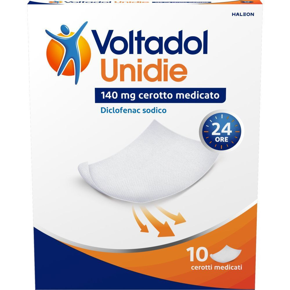 Voltadol Unidie Cerotto Antinfiammatorio Fino 24ore per Dolori Muscolari Articolari 10 Cerotti