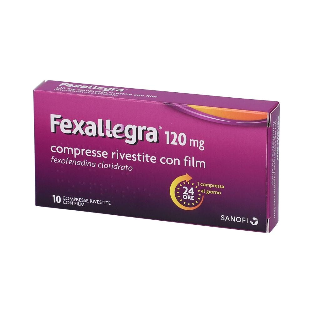 Fexallegra Antistaminico per Allergia Stagionale 120mg, 10 Compresse