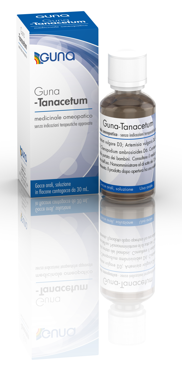 Guna-tanacetum gocce orali soluzione medicinale omeopatico senza indicazioni terapeutiche approvate
