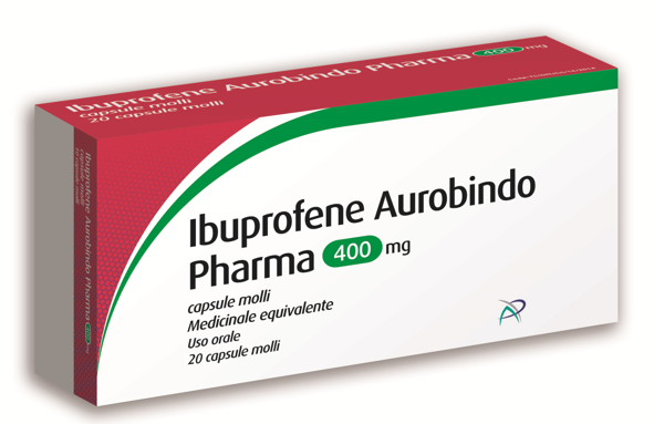 Ibuprofene aur 20 capsule mol 400mg