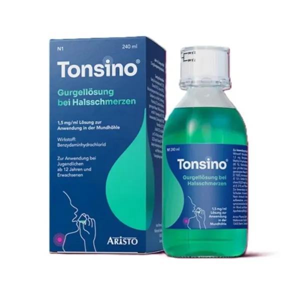 Tonsino Soluzione Orale 240 ml 1,5 mg/ml Antinfiammatorio per la Bocca e la Gola