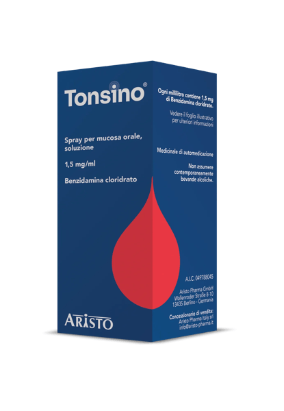 Tonsino Spray 30 ml 1,5 mg/ml Antinfiammatorio per la Bocca e la Gola