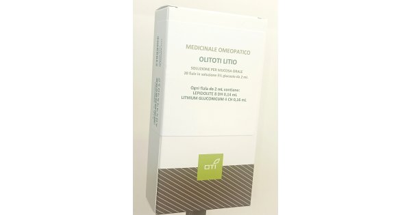 Olitoti litio*os 20f 5% 2ml — confronto prezzi