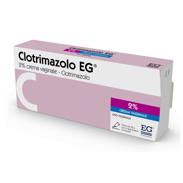 EG Clotrimazolo 2% Crema Vaginale, 30g + 6 applicatori