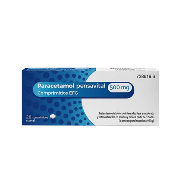 Paracetamolo Pensa 500mg Analgesico Antipiretico 20 Compresse