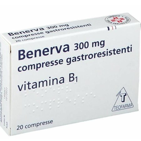 Benerva Vitamina B1 300mg 20 Compresse — confronto prezzi