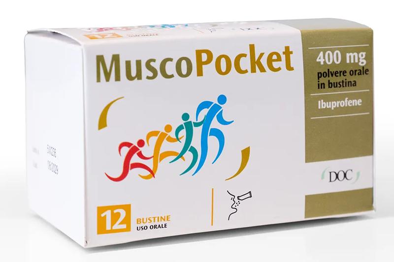 Muscopocket Polvere Orale Analgesico Antinfiammatorio 12 Bustine
