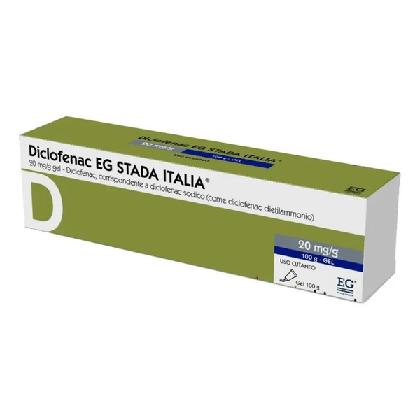 Diclofenac Gel Antinfiammatorio Topico 20mg/g 100g