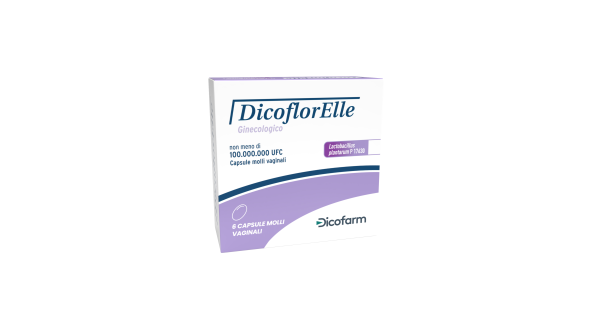Dicoflorelle ginec 100000000 cfu capsule vaginali molli 6 capsule in blister pvc/pvdc/al/diofan