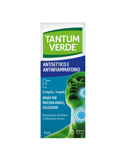 Tantum Verde Antisettico e Antinfiammatorio Spray 15 ml