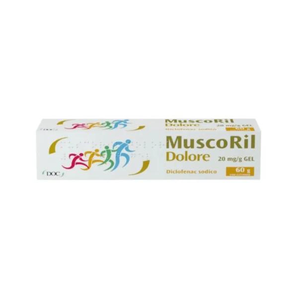 Muscoril Dolore Gel per Dolore Muscolare Tubo in PE/AL/PE da 60 g