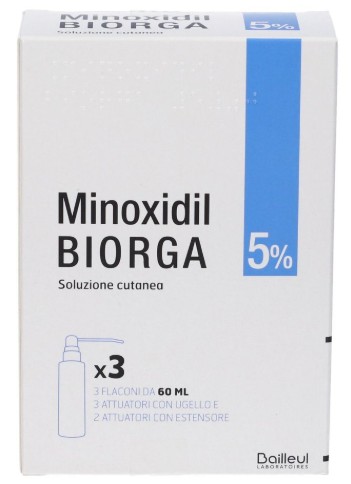 MINOXIDIL BIORGA%SOL CUT 3FL5%