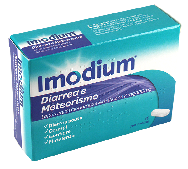 IMODIUM DIARREA E METEOR*12CPR